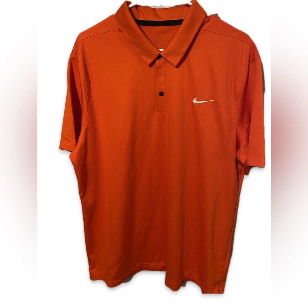 Nike Men’s Football Polo in Team Orange, Size XL